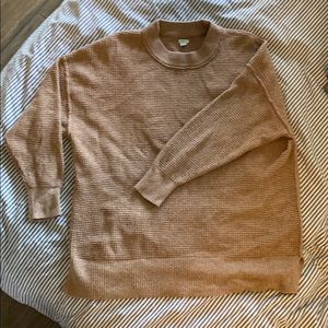 aerie waffle knit oversized sweater